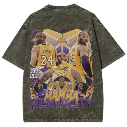 Kobe Tee 24  Unisex Fit Washed T-Shirt 