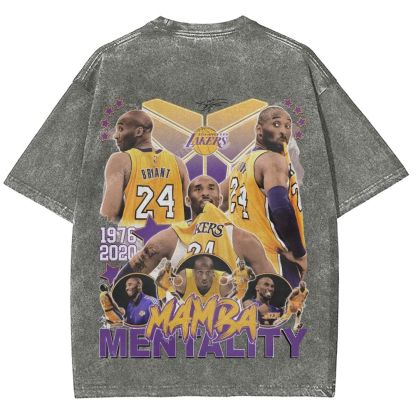 Kobe Tee 24  Unisex Fit Washed T-Shirt 