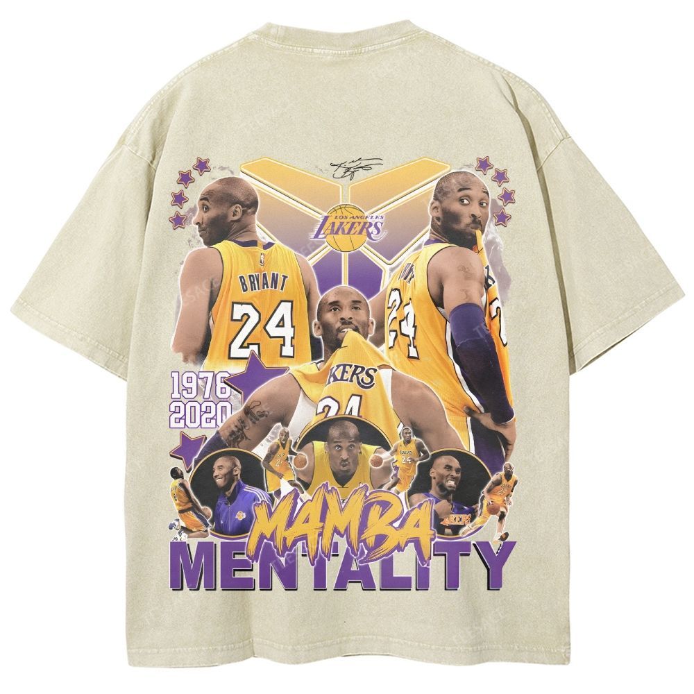 Kobe Tee 24  Unisex Fit Washed T-Shirt 