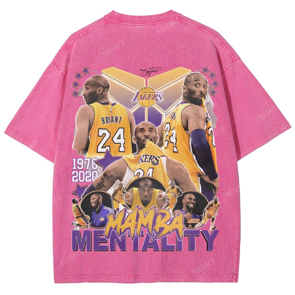Kobe Tee 24  Unisex Fit Washed T-Shirt 