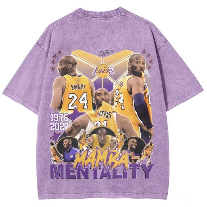 Kobe Tee 24  Unisex Fit Washed T-Shirt 