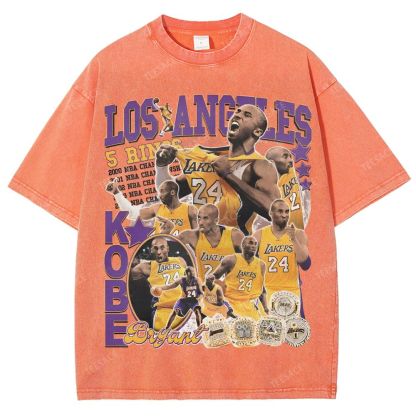Kobe Tee 24  Unisex Fit Washed T-Shirt 