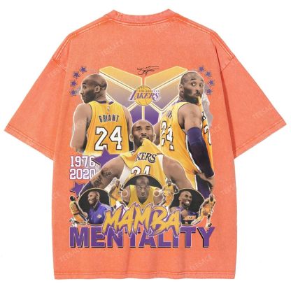 Kobe Tee 24  Unisex Fit Washed T-Shirt 