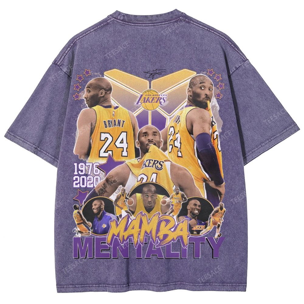 Kobe Tee 24  Unisex Fit Washed T-Shirt 