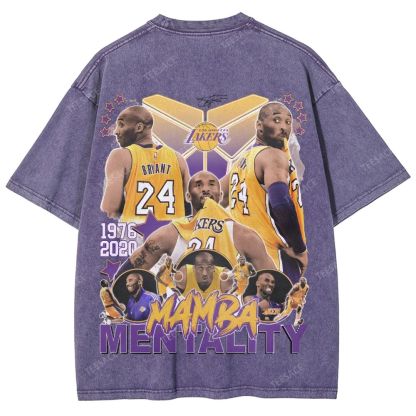 Kobe Tee 24  Unisex Fit Washed T-Shirt 