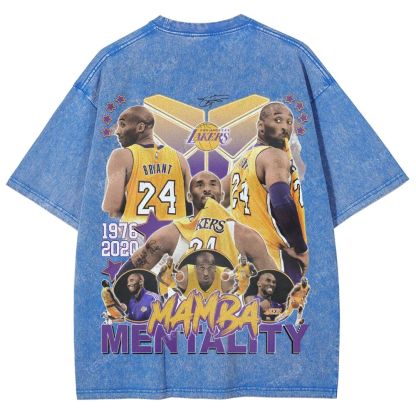 Kobe Tee 24  Unisex Fit Washed T-Shirt 