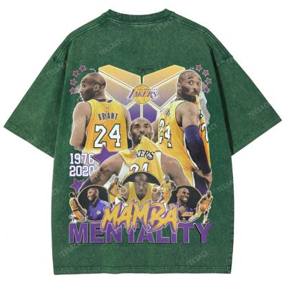 Kobe Tee 24  Unisex Fit Washed T-Shirt 