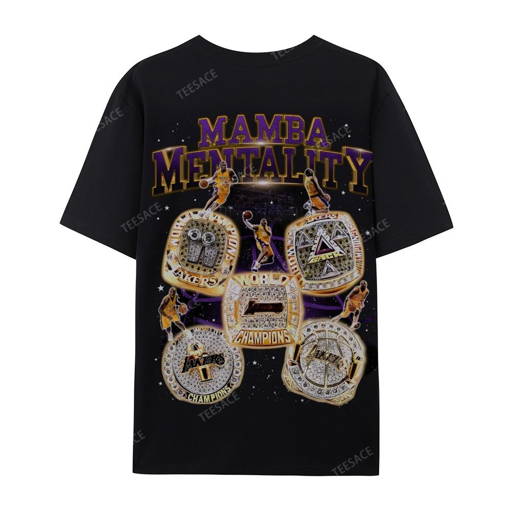 Casual Short Sleeve T-Shirt MAMBA Forever Kobe Tee