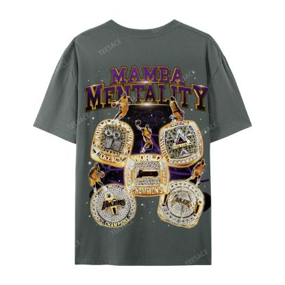 Casual Short Sleeve T-Shirt MAMBA Forever Kobe Tee