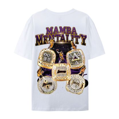 Casual Short Sleeve T-Shirt MAMBA Forever Kobe Tee