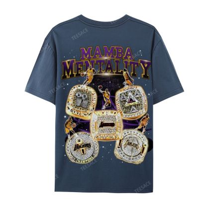 Casual Short Sleeve T-Shirt MAMBA Forever Kobe Tee