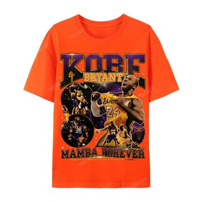 Casual Short Sleeve T-Shirt MAMBA Forever Kobe Tee