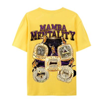 Casual Short Sleeve T-Shirt MAMBA Forever Kobe Tee