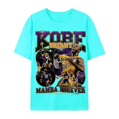 Casual Short Sleeve T-Shirt MAMBA Forever Kobe Tee