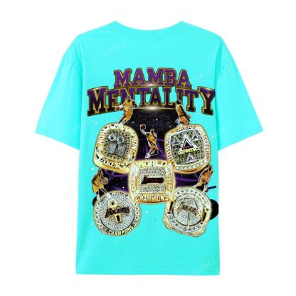 Casual Short Sleeve T-Shirt MAMBA Forever Kobe Tee