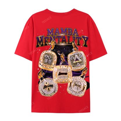 Casual Short Sleeve T-Shirt MAMBA Forever Kobe Tee