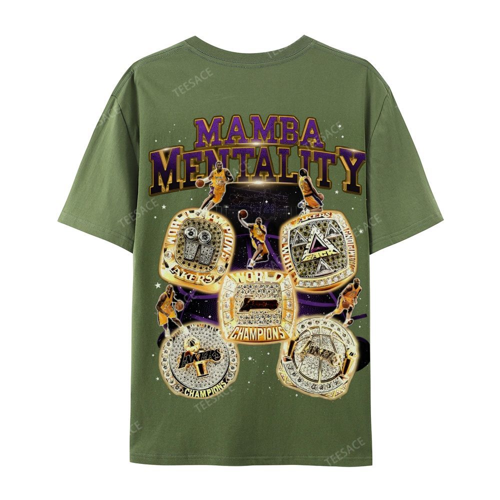Casual Short Sleeve T-Shirt MAMBA Forever Kobe Tee