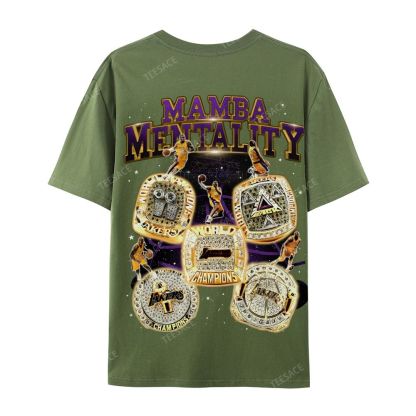 Casual Short Sleeve T-Shirt MAMBA Forever Kobe Tee