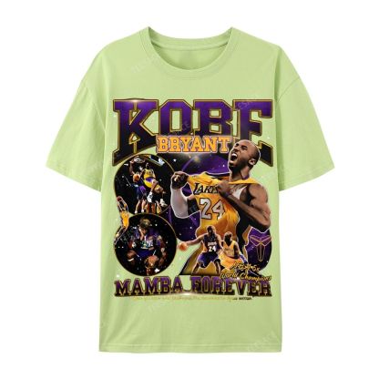 Casual Short Sleeve T-Shirt MAMBA Forever Kobe Tee