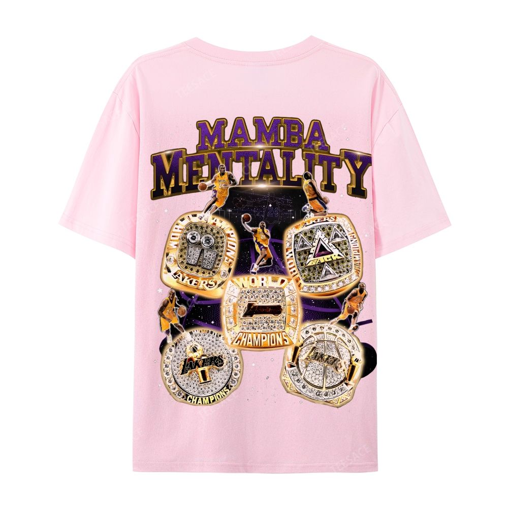 Casual Short Sleeve T-Shirt MAMBA Forever Kobe Tee