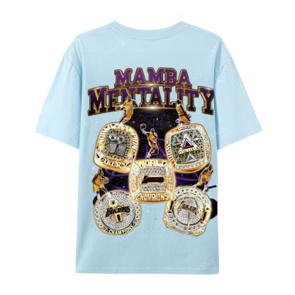 Casual Short Sleeve T-Shirt MAMBA Forever Kobe Tee