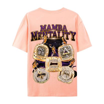 Casual Short Sleeve T-Shirt MAMBA Forever Kobe Tee
