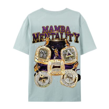 Casual Short Sleeve T-Shirt MAMBA Forever Kobe Tee