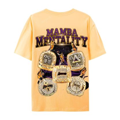 Casual Short Sleeve T-Shirt MAMBA Forever Kobe Tee