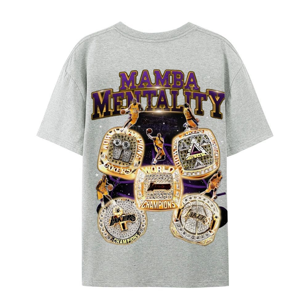 Casual Short Sleeve T-Shirt MAMBA Forever Kobe Tee