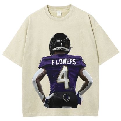 RAVENS ZayFlowers Unisex Fit Washed T-Shirt 2504015280