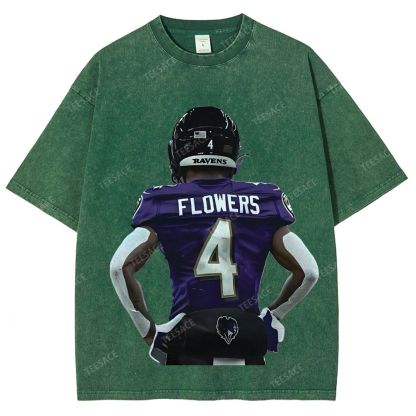 RAVENS ZayFlowers Unisex Fit Washed T-Shirt 2504015280