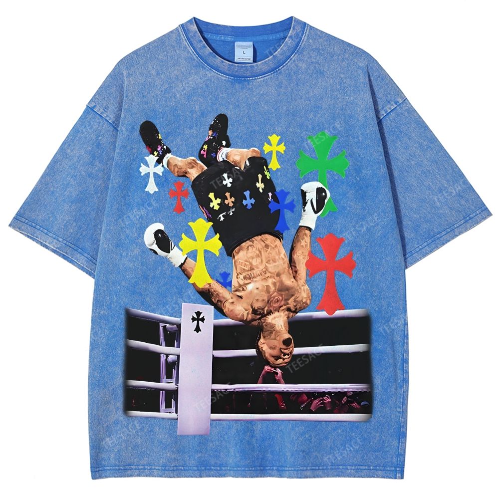 Gervonta Davis Backflip TEE Unisex Fit Washed T-Shirt 