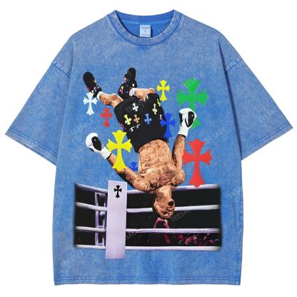 Gervonta Davis Backflip TEE Unisex Fit Washed T-Shirt 