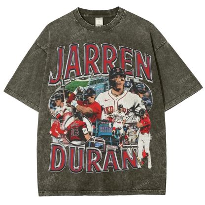 JARREN DURAN TEE Unisex Fit Washed T-Shirt 