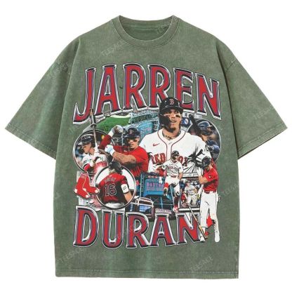 JARREN DURAN TEE Unisex Fit Washed T-Shirt 