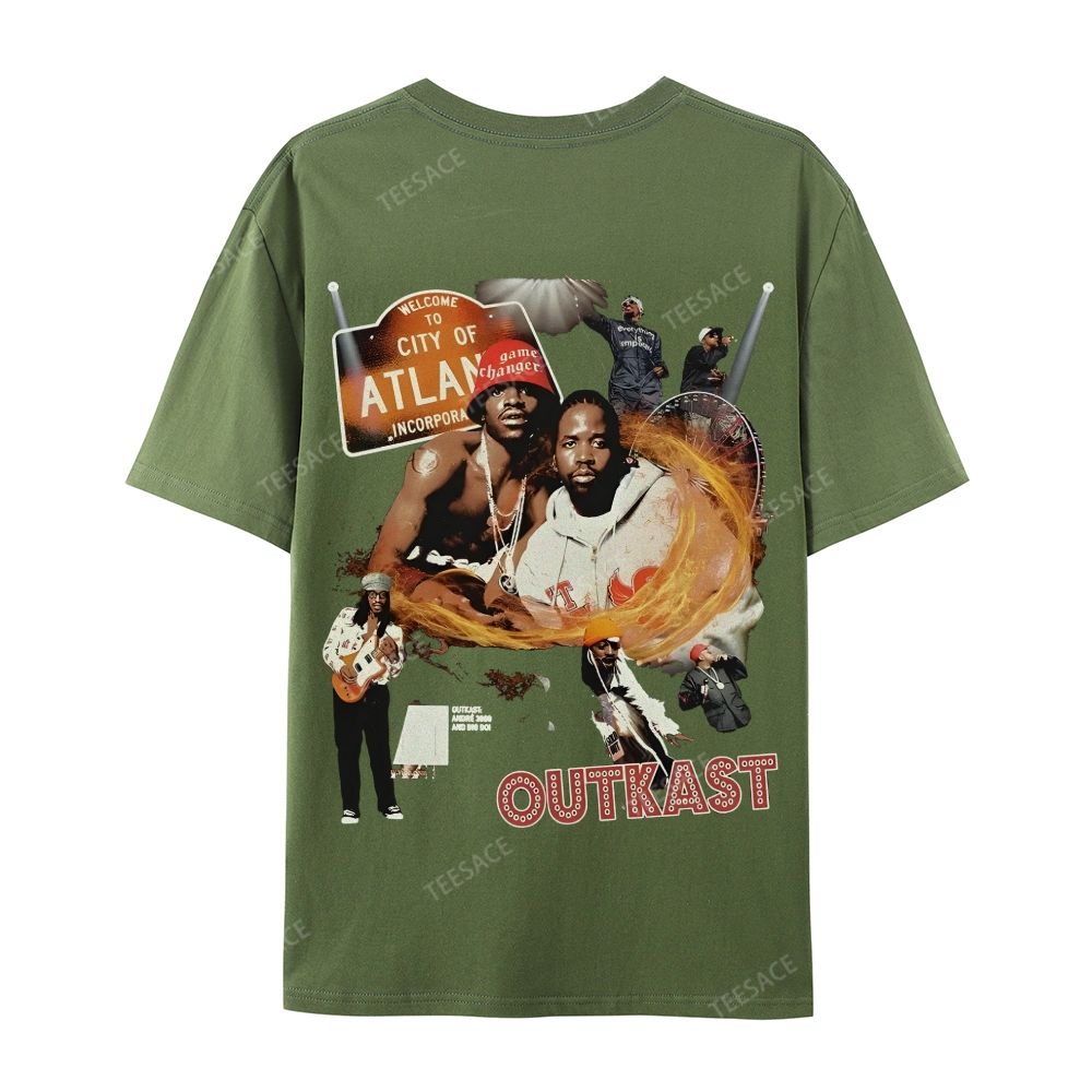 Unisex-Adult Ultra Cotton  T-Shirt Graphic  OUTKAST V2 TEE
