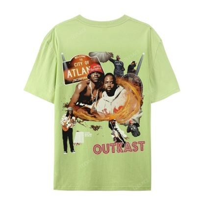 Unisex-Adult Ultra Cotton  T-Shirt Graphic  OUTKAST V2 TEE