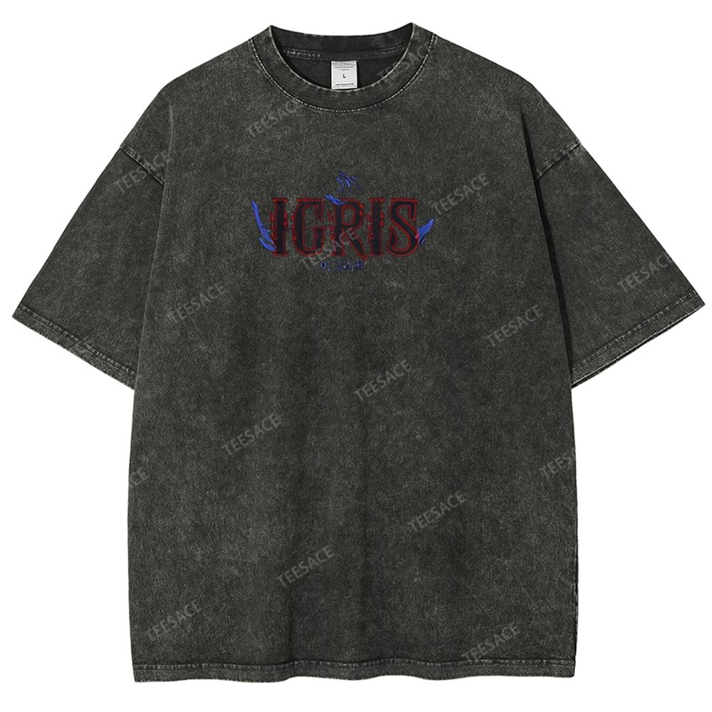 Shadow Igris Printed Unisex Washed T-Shirt