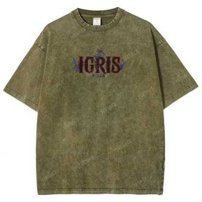 Shadow Igris Printed Unisex Washed T-Shirt