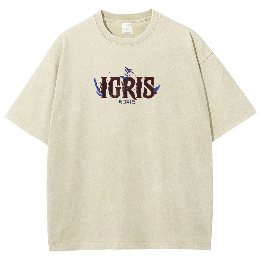 Shadow Igris Printed Unisex Washed T-Shirt