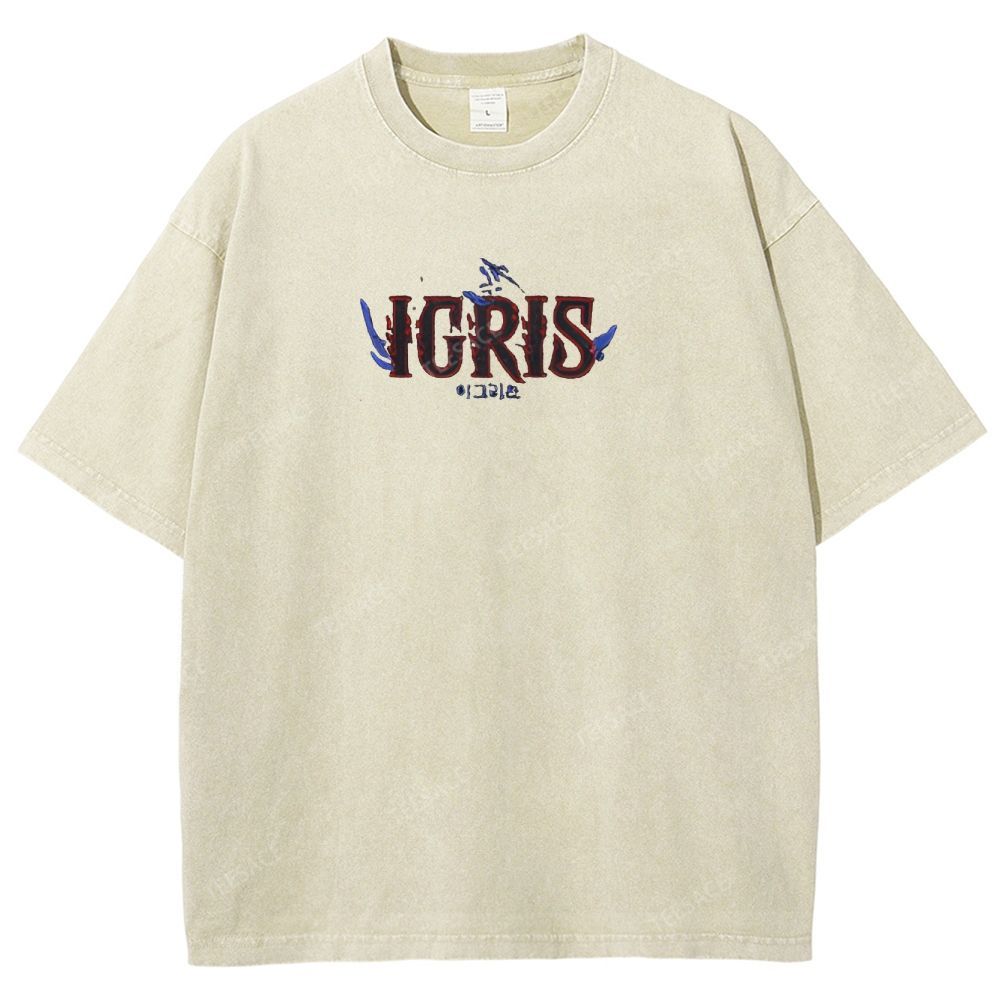Shadow Igris Printed Unisex Washed T-Shirt
