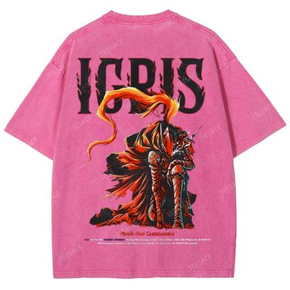 Shadow Igris Printed Unisex Washed T-Shirt