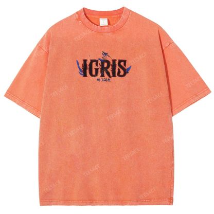 Shadow Igris Printed Unisex Washed T-Shirt