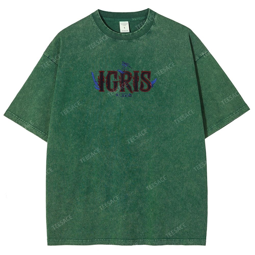 Shadow Igris Printed Unisex Washed T-Shirt