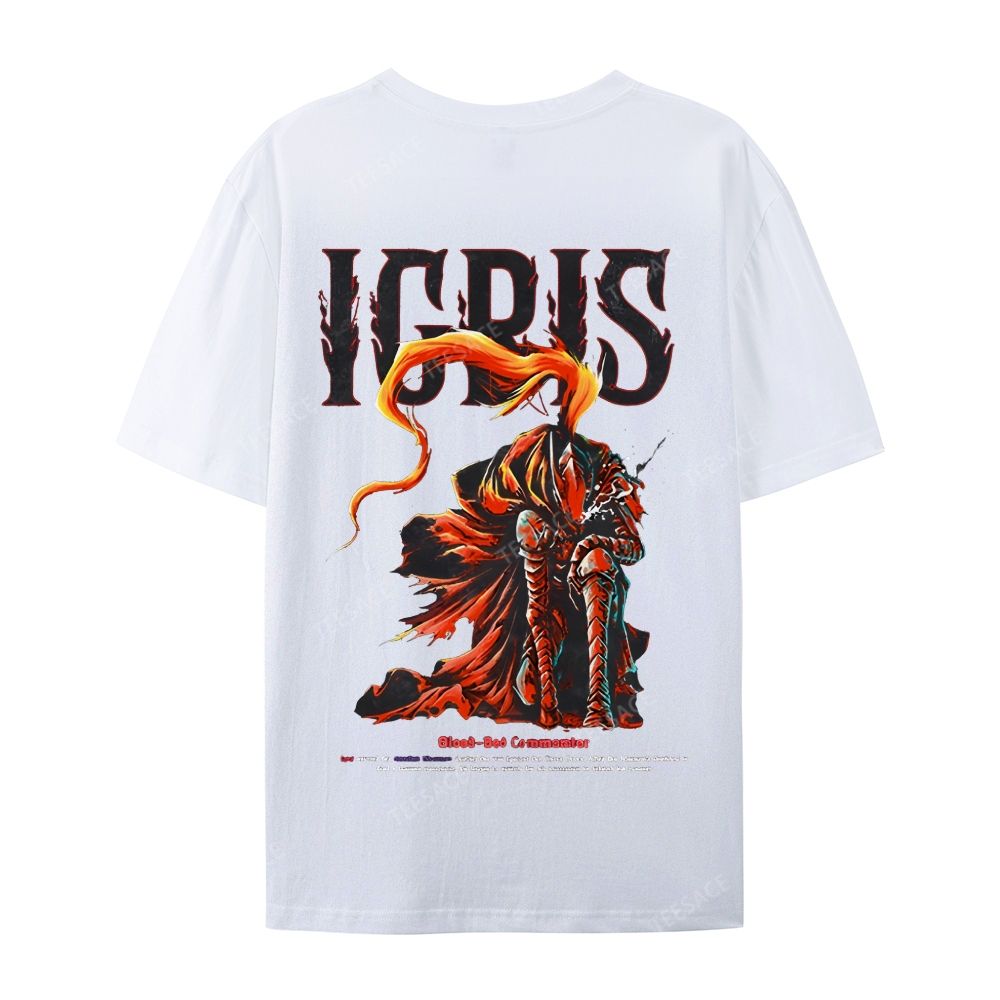 Shadow Igris Printed Unisex Casual Short Sleeve T-Shirt 