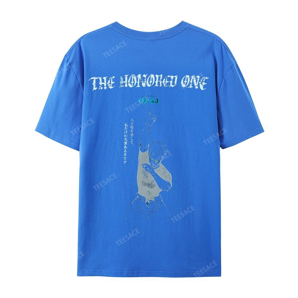 The Honored One Anime Printed  Casual Short Sleeve T-Shirt  