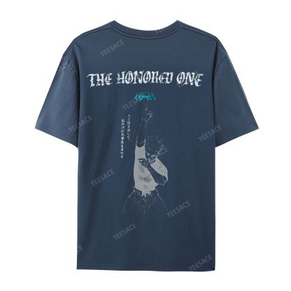 The Honored One Anime Printed  Casual Short Sleeve T-Shirt  