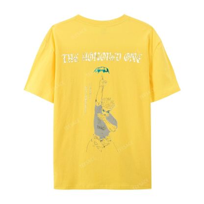 The Honored One Anime Printed  Casual Short Sleeve T-Shirt  