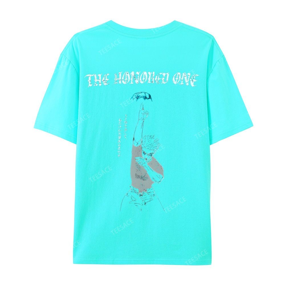 The Honored One Anime Printed  Casual Short Sleeve T-Shirt  