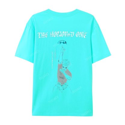 The Honored One Anime Printed  Casual Short Sleeve T-Shirt  